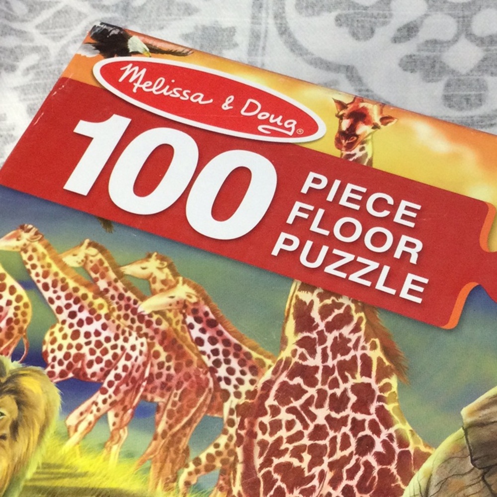 Melissa and Doug 100 piece Safari floor puzzle